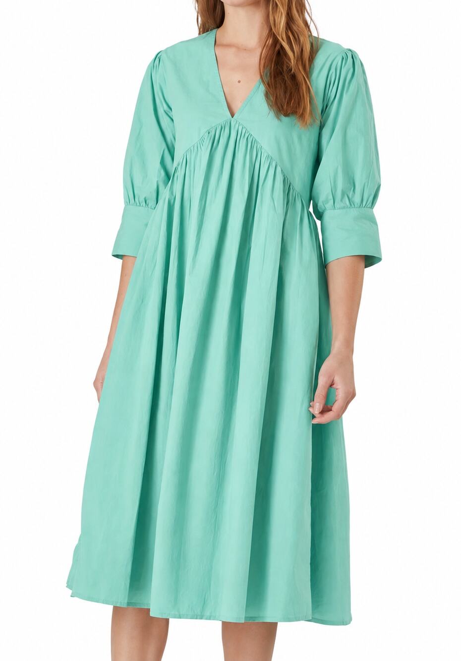 Livro Ingrid Midi Dress in Green Sz. XS